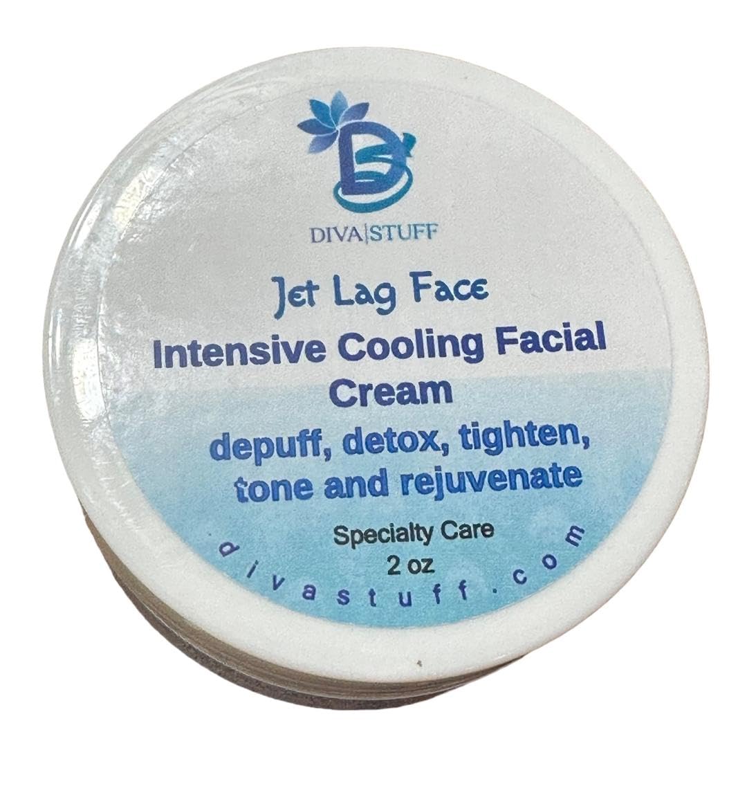 Diva Stuff Jet Lag Face Intensive Cooling Cream Clay Facial - Product Imagery