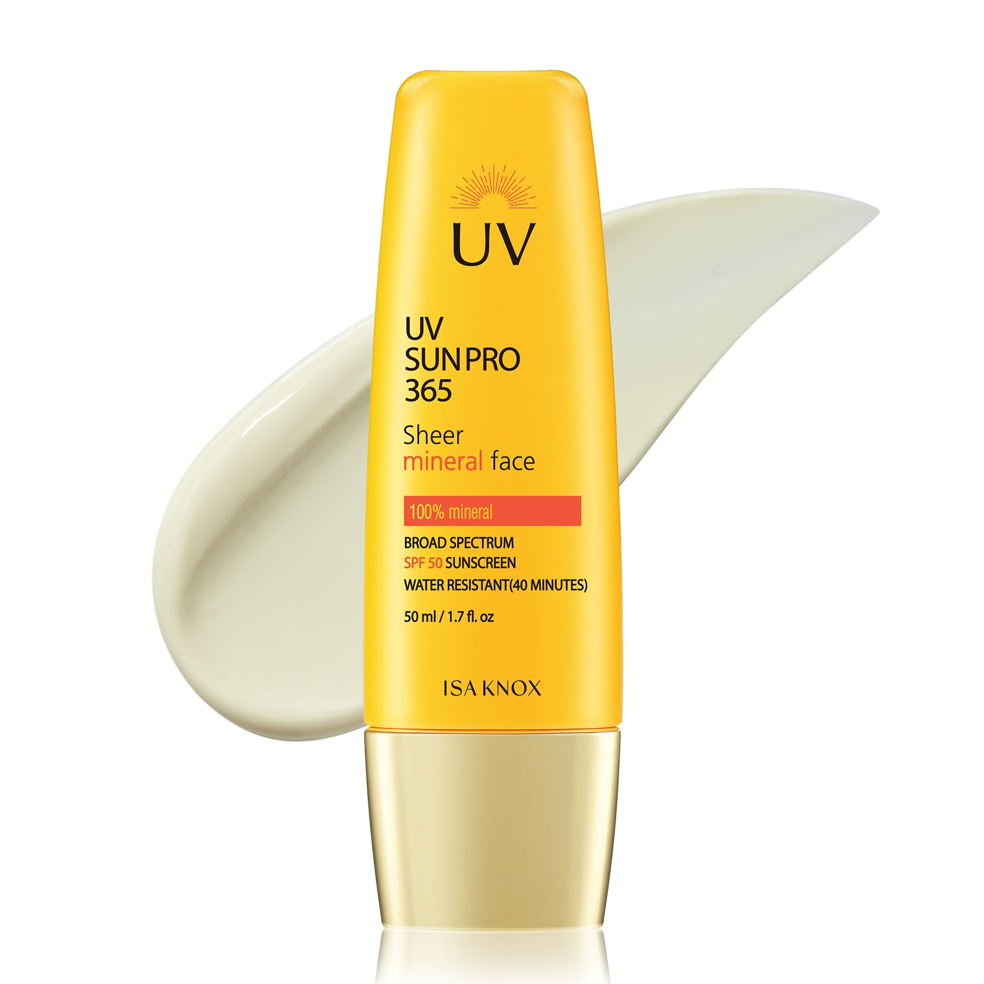 Isa Knox UV Sun Pro Sheer Mineral Sunscreen SPF 50 (1.7 fl oz) - - Product Imagery
