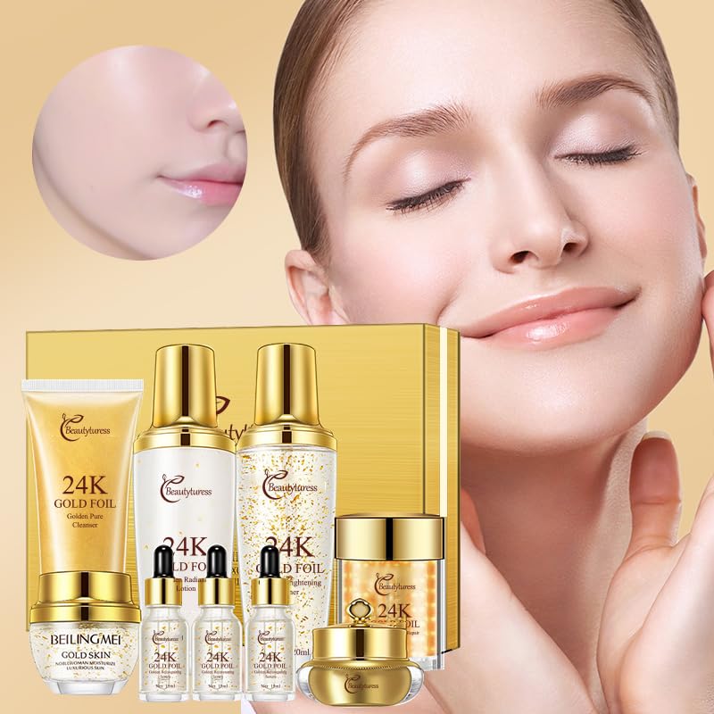9-Piece Skincare Set for Women - Hypoallergenic, Moisturize the - Product Imagery