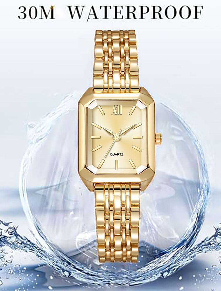 BESTKANG Watches for Women Wrist Watches Steel Strap Womens Watch Casual Fashion Simple Square Quartz Wristwatch – full 