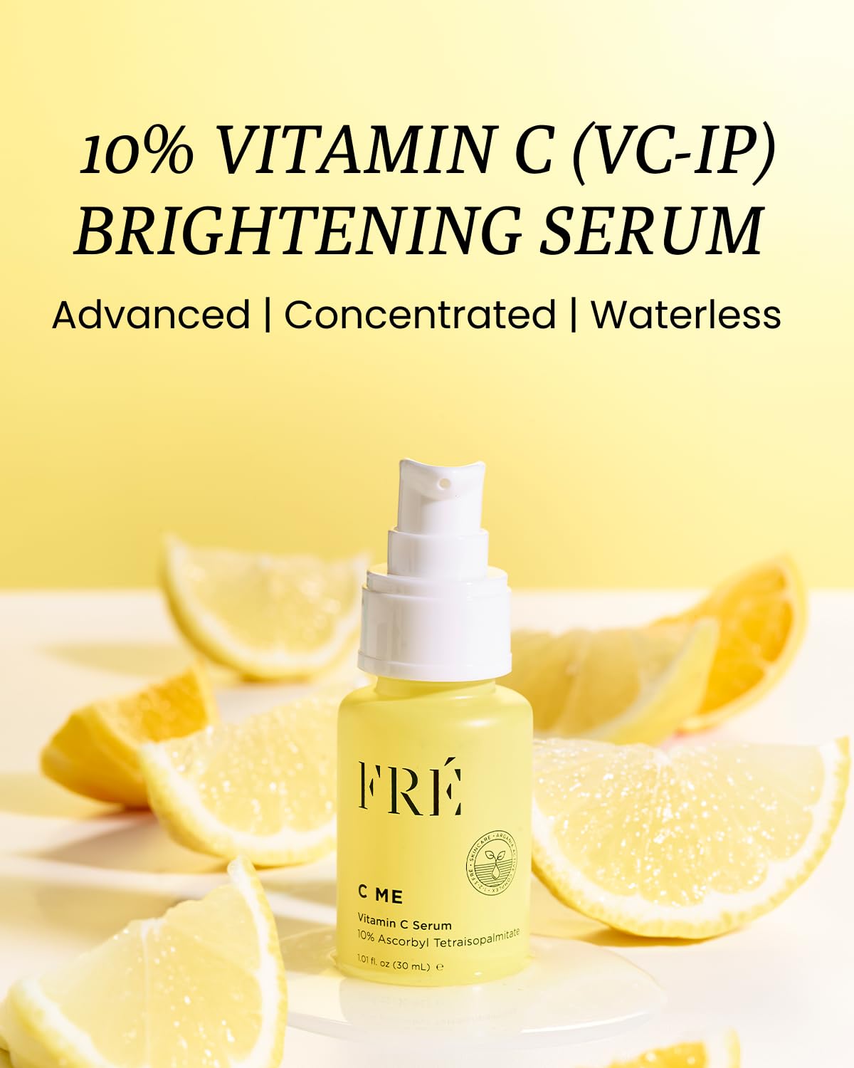 FR&Eacute; FRÉ C ME 10% Vitamin C Serum | Waterless Facial Formula | 1.01 fl oz Care – packaging and label