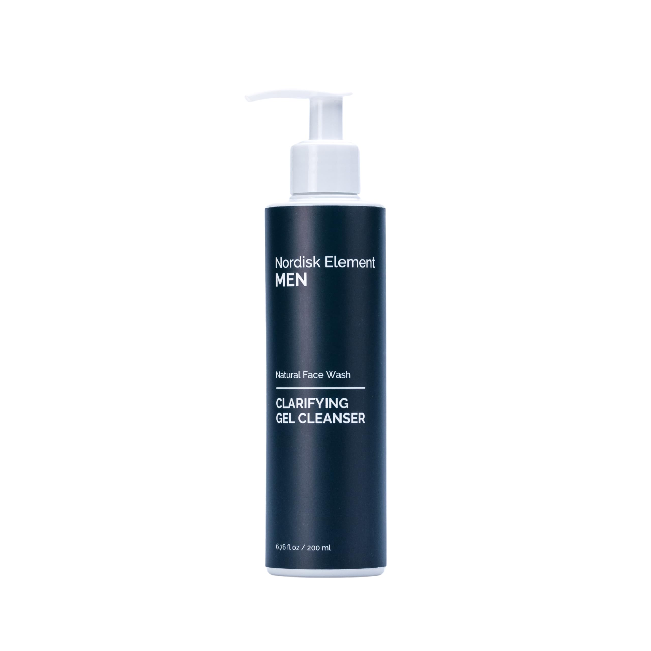 Nordisk Element Men’s Face Wash – Clarifying Gel Cleanser with - Product Imagery