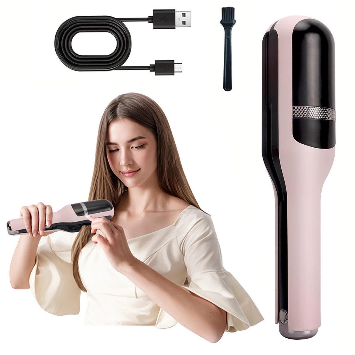yaxiuuy Split Ends Hair Trimmer Automatic Damage Hair Clippers for Home – product photo (Hair Clippers)