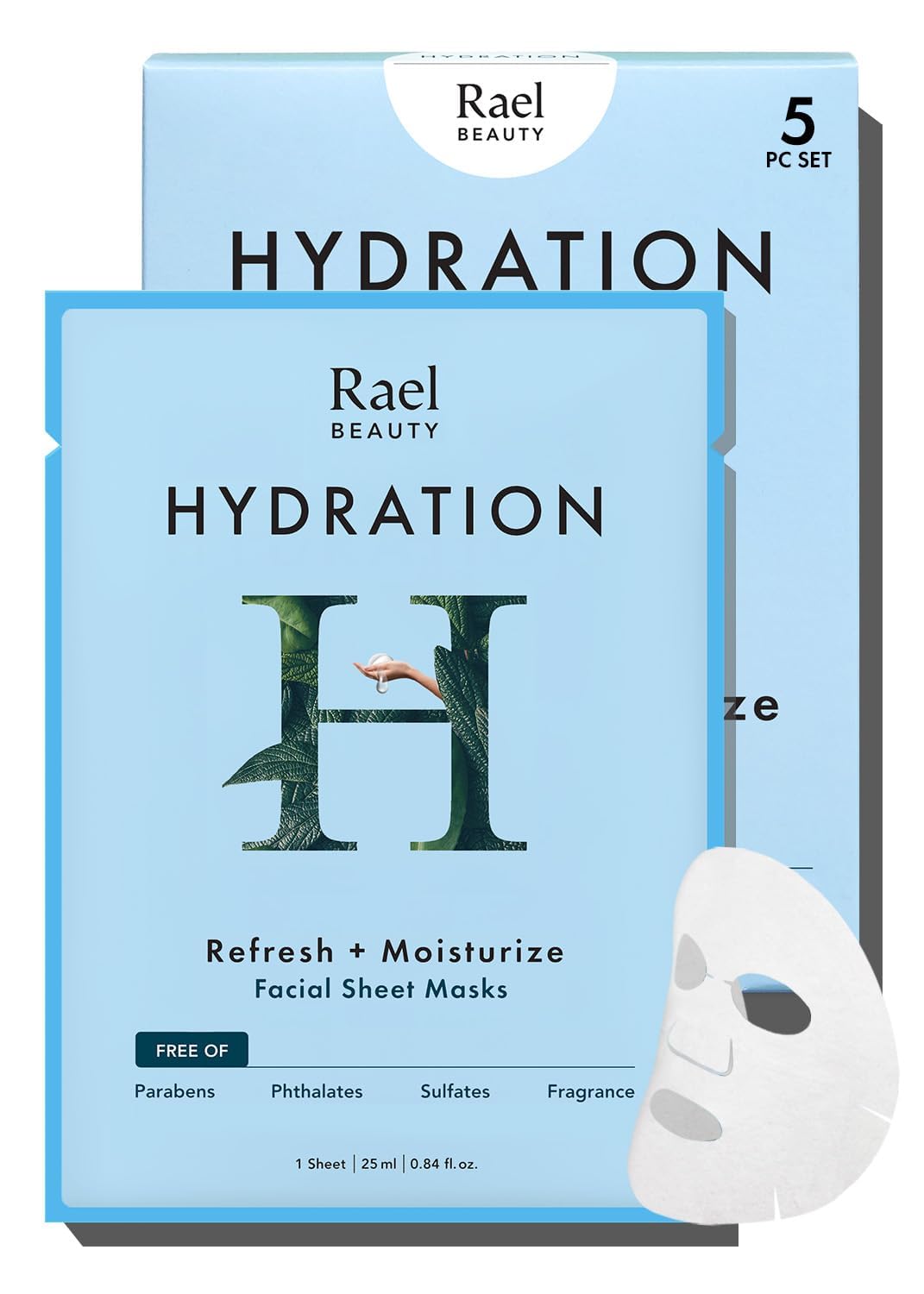 Rael Facial Masks Hydrating & Soothing Skincare Daily Beauty - Product Imagery