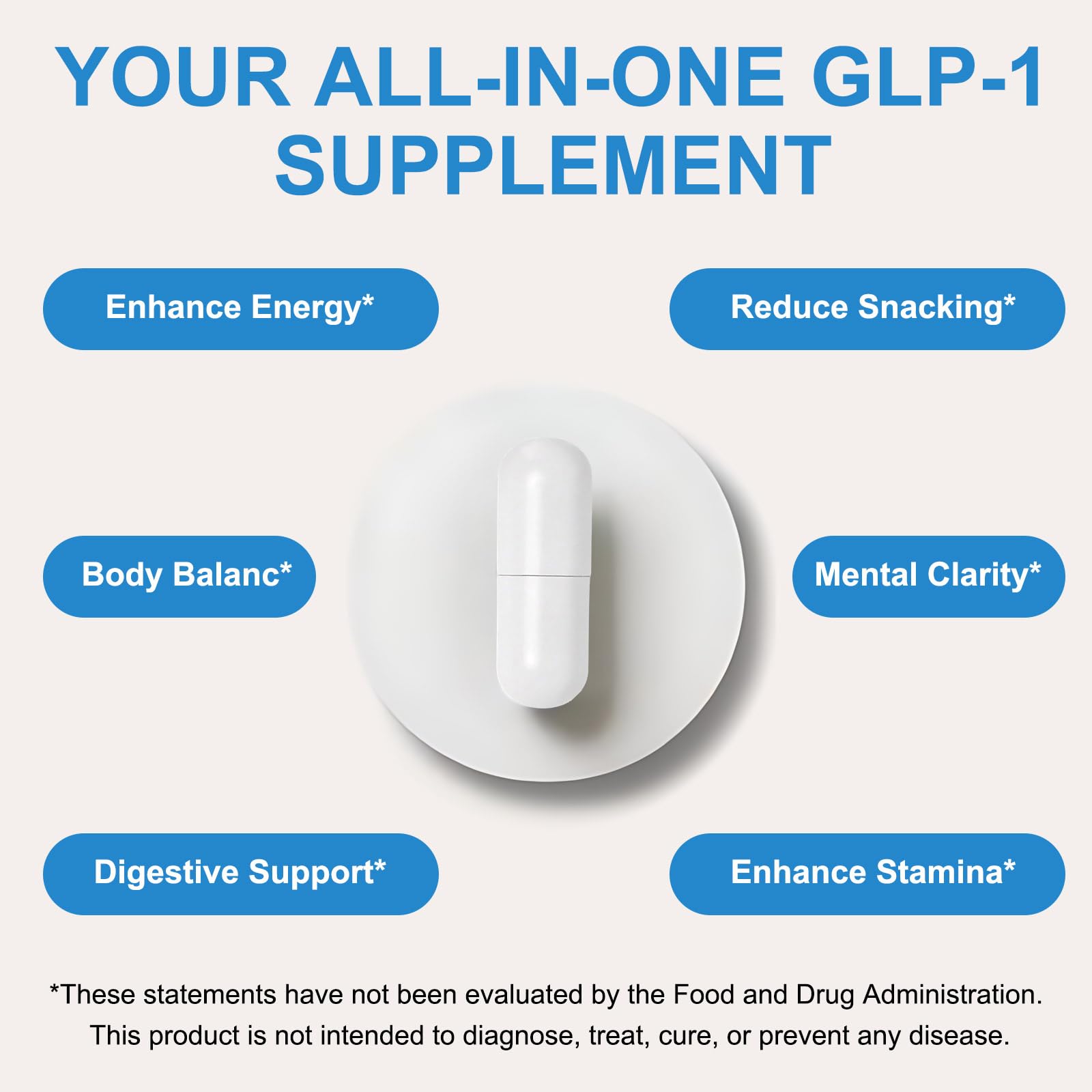 O Nature ZIRAN GLP-1 Weight Management Supplement for Women & Men, GLP1 Appetite Control, Energy & Digestion Balance - Vegan, Gluten-Free, Dairy Free, 90 Capsules (Pack of 1)
