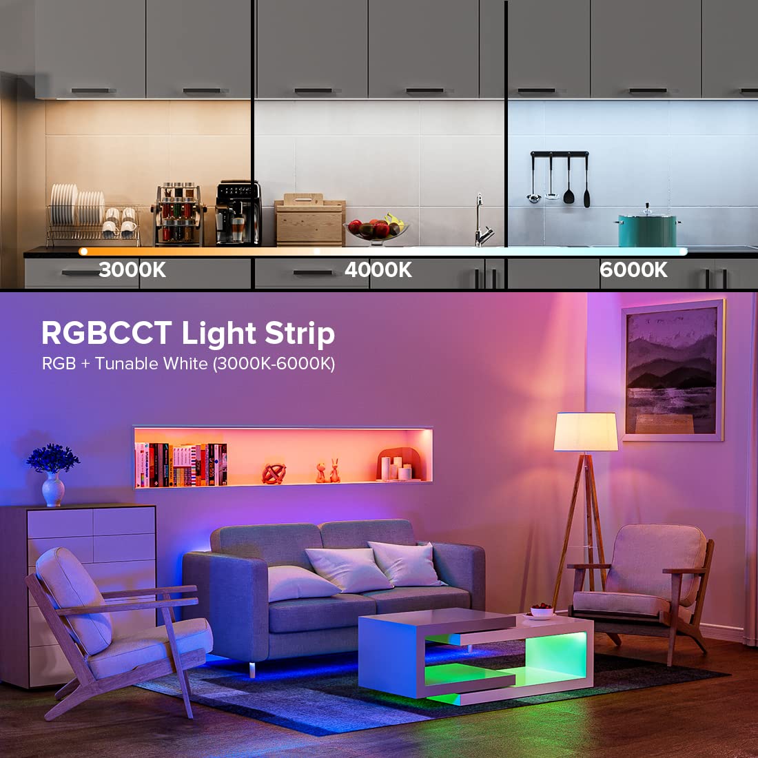 BTF-LIGHTING – LED Strip Lights on display