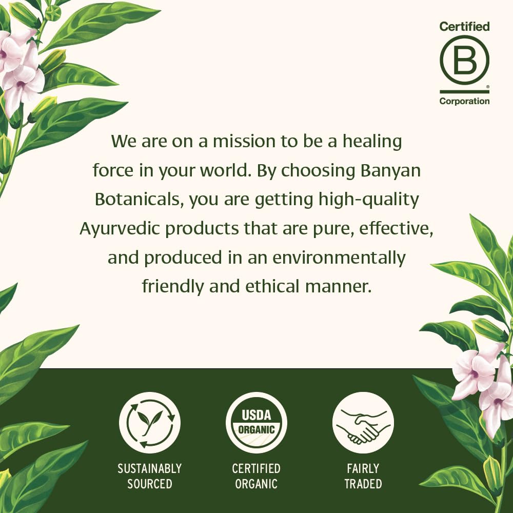 Banyan Botanicals Beauty Balm – Organic Face & Body Moisturizer with Shatavari & Ashwagandha – Rich Night Cream, Hand & 