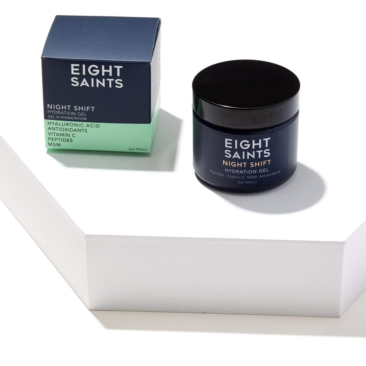 Eight Saints Night Shift Anti-Aging Gel Face Moisturizer, Anti Wrinkle Night Cream Gel For Face To Reduce Fine Lines and