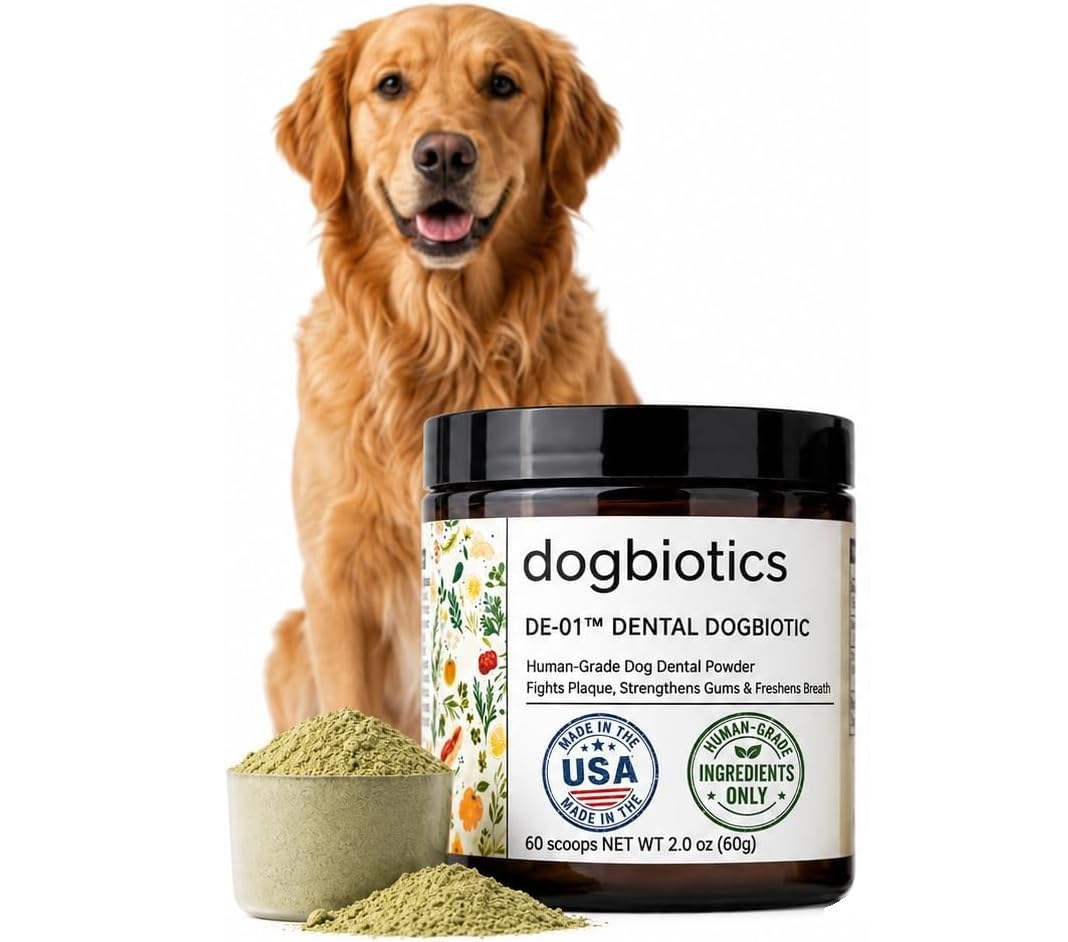 DE 01 Dog Dental Powder - Dogbiotics Official Imagery - 1