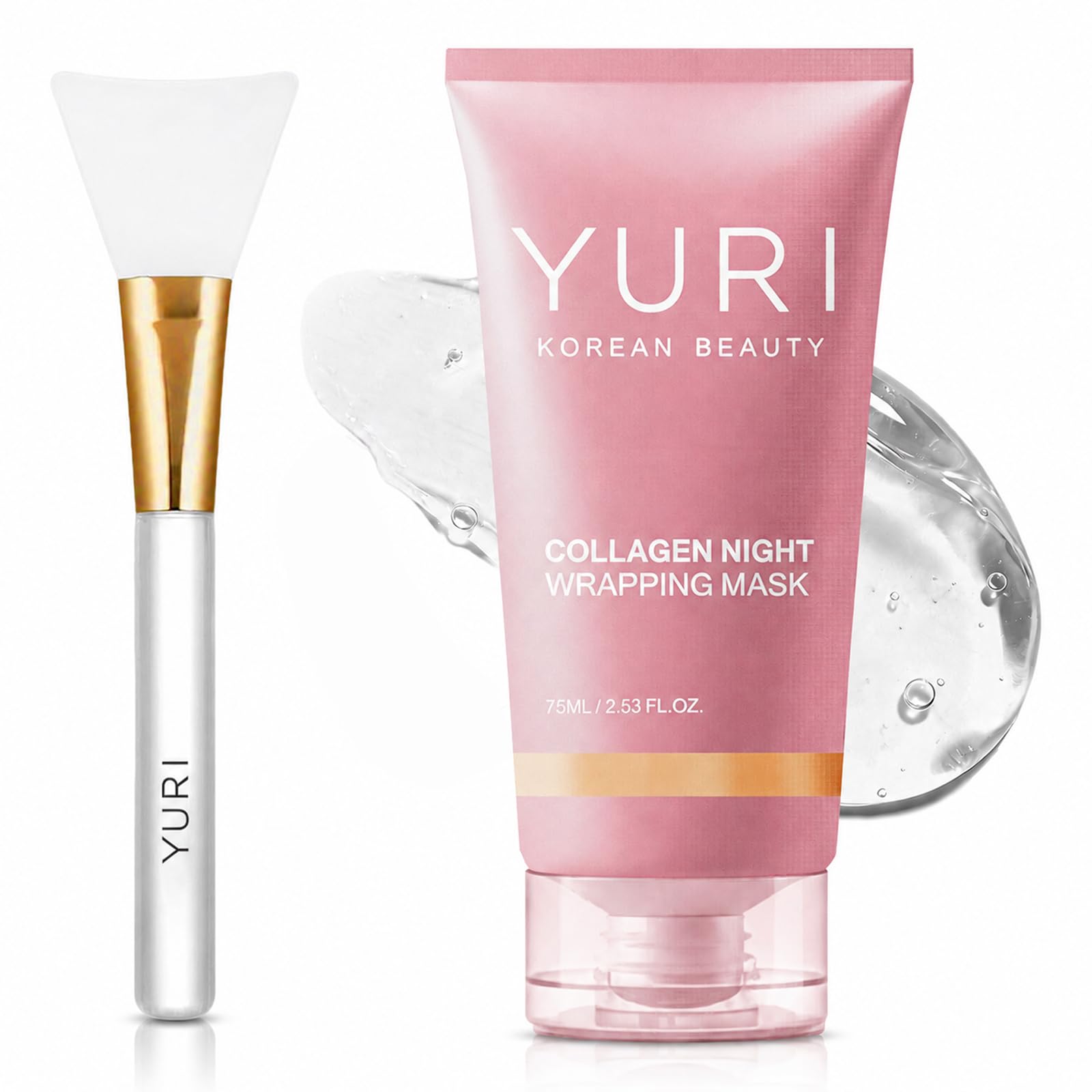 Collagen Night Wrapping Mask, Collagen Overnight Glass Skin Peel - Product Imagery