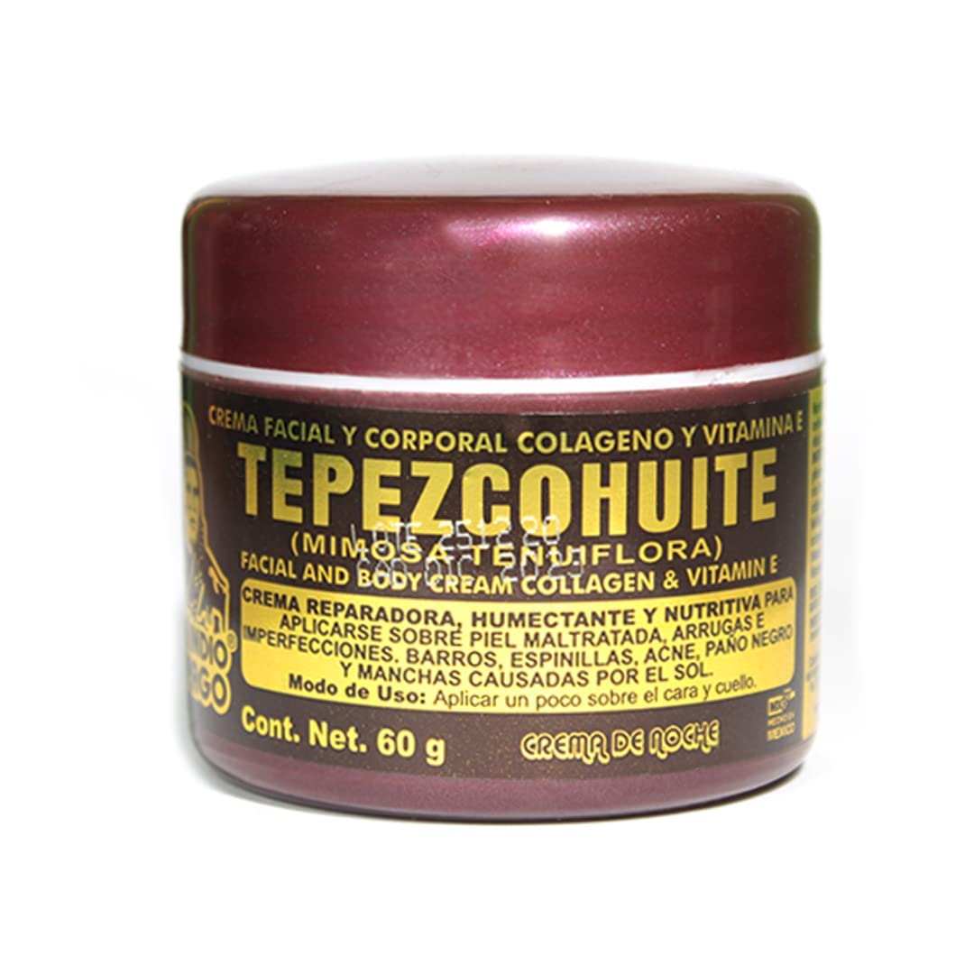 Del Indio Papago Tepezcohuite Cream, Facial and Body Cream, - Product Imagery