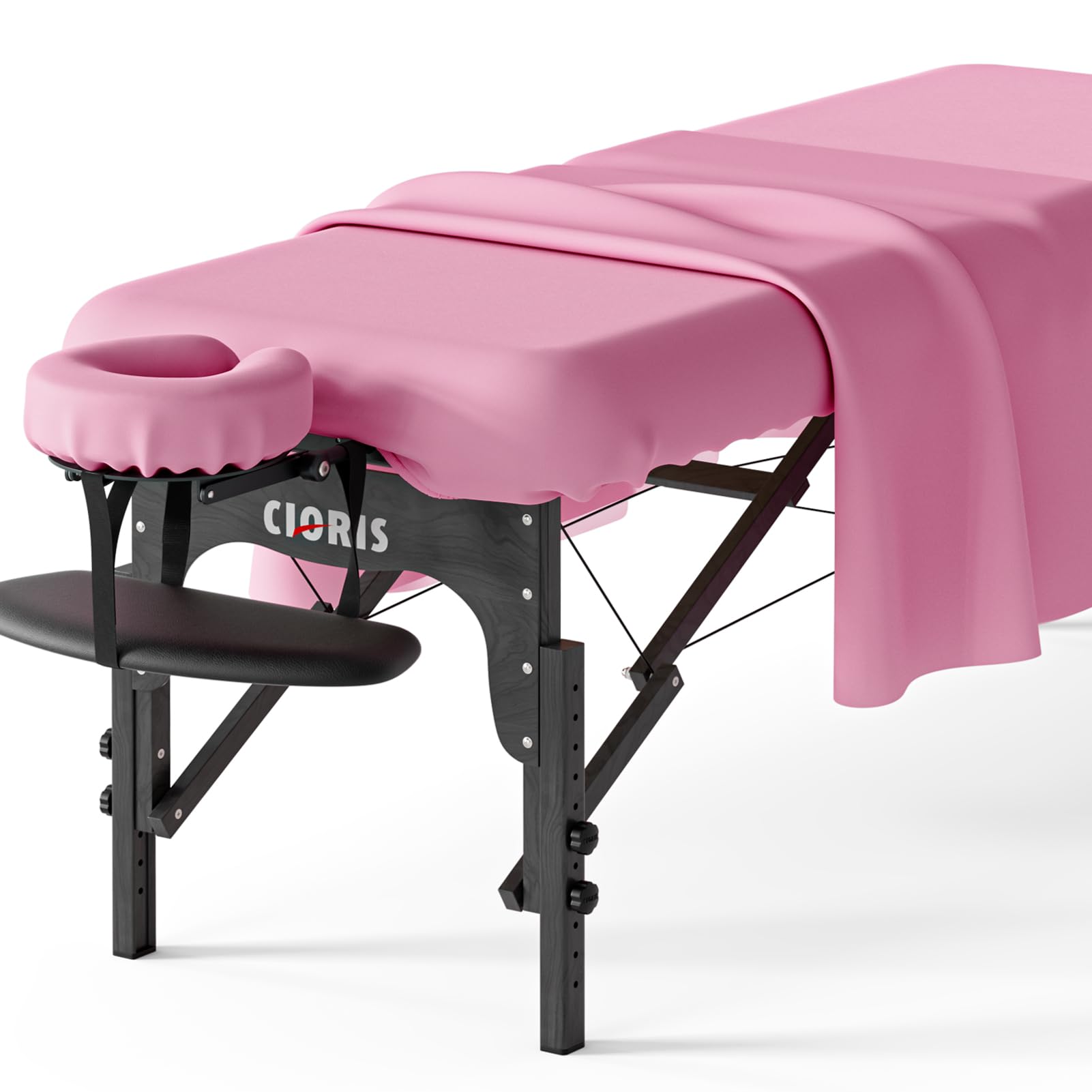 CLORIS Universal 3-Piece Professional Massage Table Sheet Set - Product Imagery