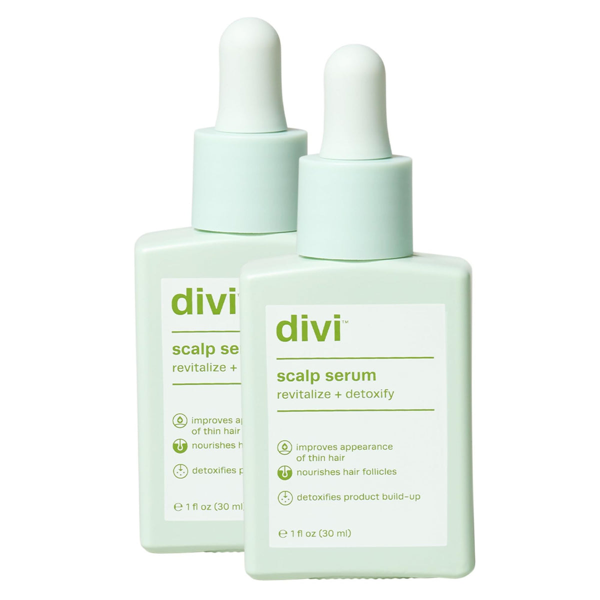 divi Scalp Serum for Thinning Hair, Hair Growth Serum, 2-Pack – product photo (Scalp Treatments)