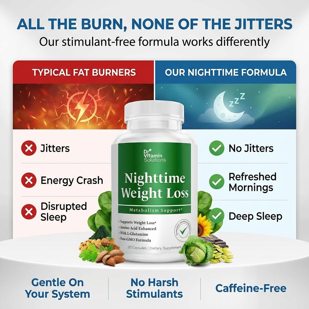 Nighttime Fat Burner – Sleep, Burn & Recover | 30 Caps
