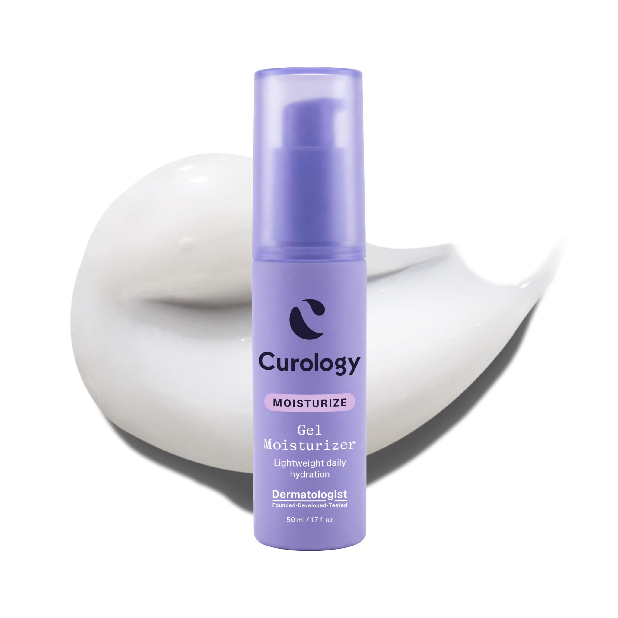Curology Gel Face Moisturizer, Hyaluronic Acid Lotion for All - Product Imagery