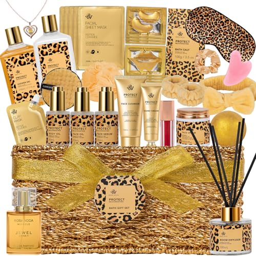 35 Pcs Gifts for Women, Women Honey & Almond Bath & Body Gifts - Product Imagery