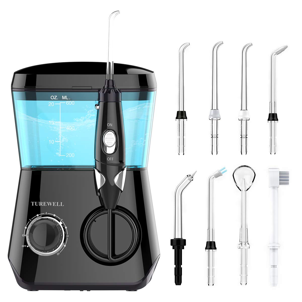 TUREWELL Water Dental Flossing Oral Irrigator for Teeth/Braces – product photo (Power Dental Flossers)