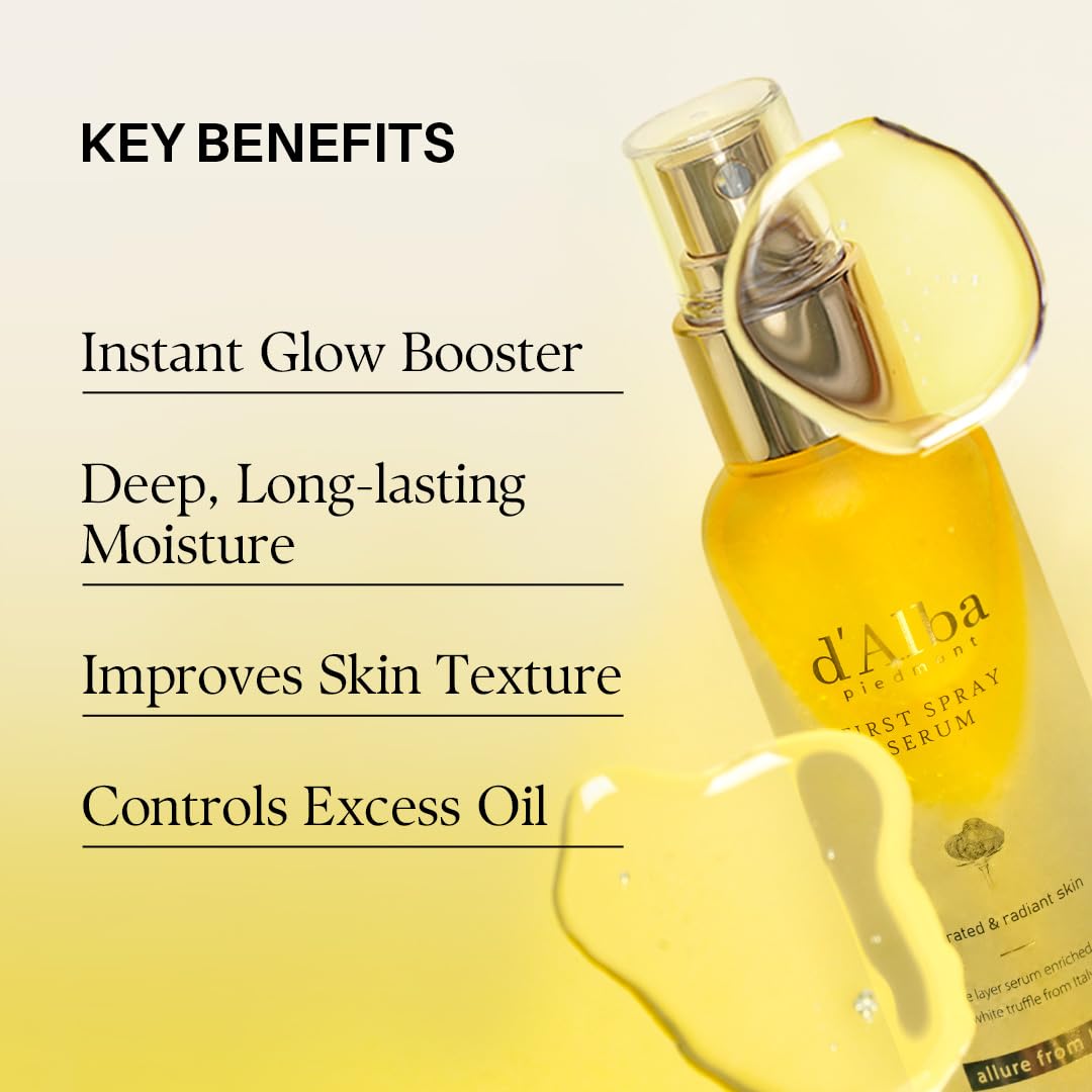 d'alba Piedmont Italian White Truffle First Spray Serum (3.38 fl oz) – alternate angle