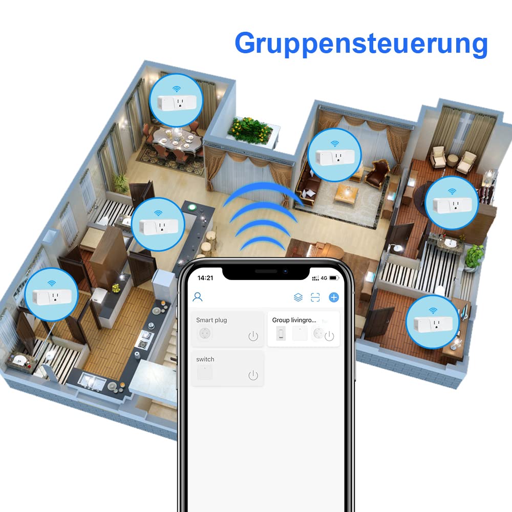 Smart Plug, 4 Pack Milfra 2.4GHz WiFi Smart Plug Smart Home Wi-Fi Outlet Compatible with Alexa Google Assistant – produc
