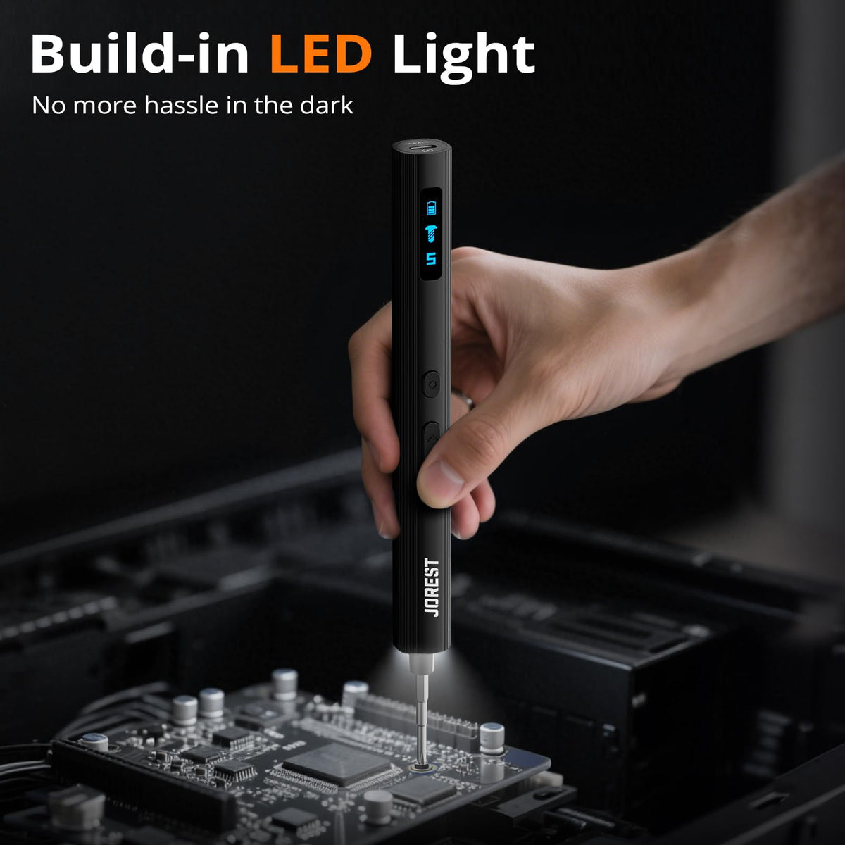 JOREST 155 in 1 Mini Electric Screwdriver Precision Power - Jorest Official Imagery - 8