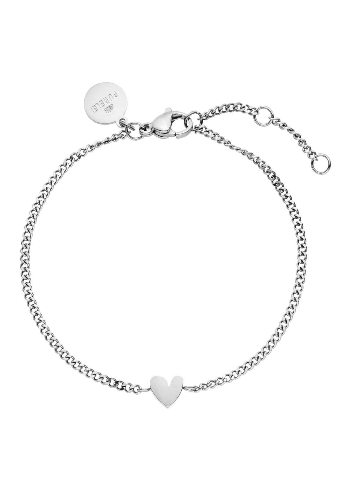 Purelei® Bracelet Tiny Heart – 14K Gold plated stainless steel jewelry – Water-resistant bracelet for women – Fashion je
