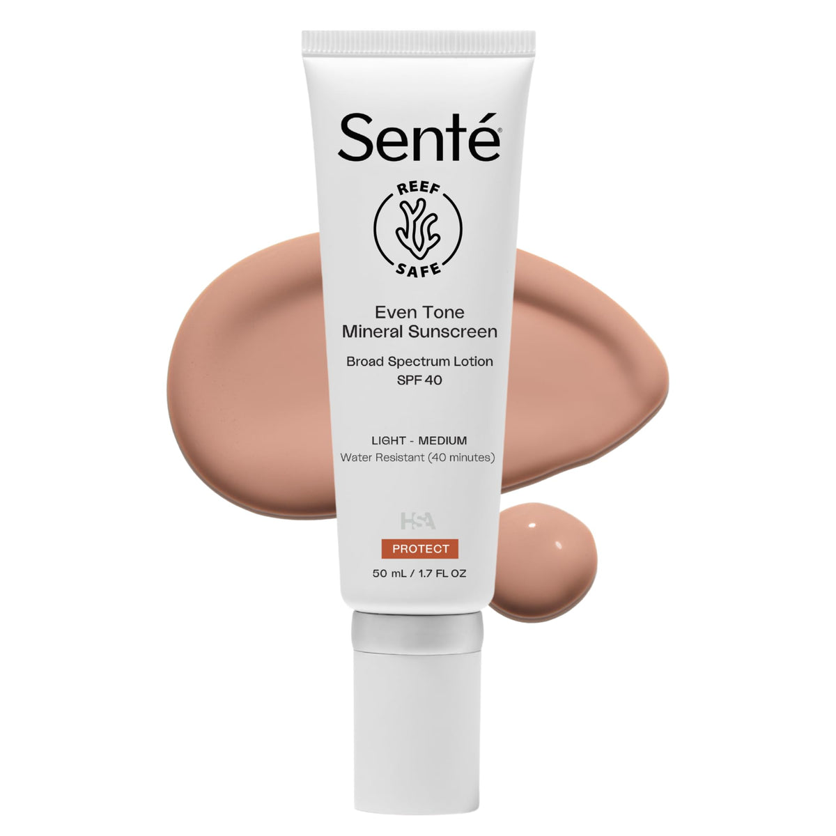 Sent Even Tone Mineral Sunscreen Tinted SPF 40 - Sente Official Imagery - 2