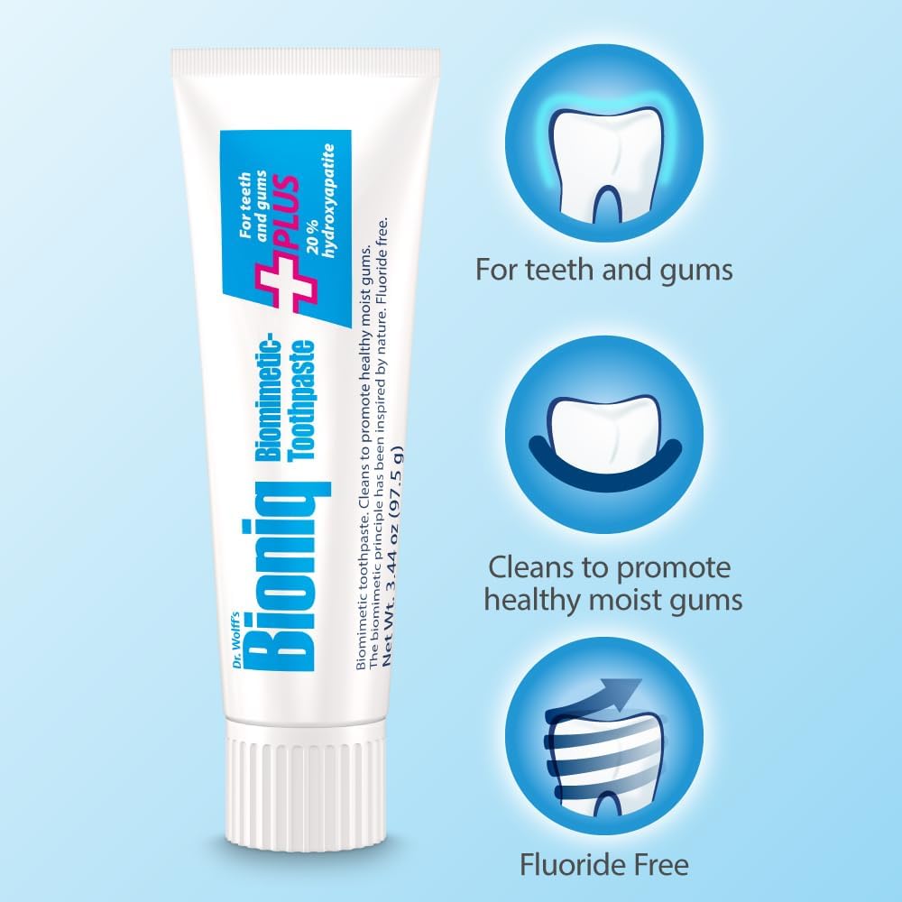 Bioniq Plus Moist Gums 20% Hydroxyapatite Toothpaste 3.44 OZ