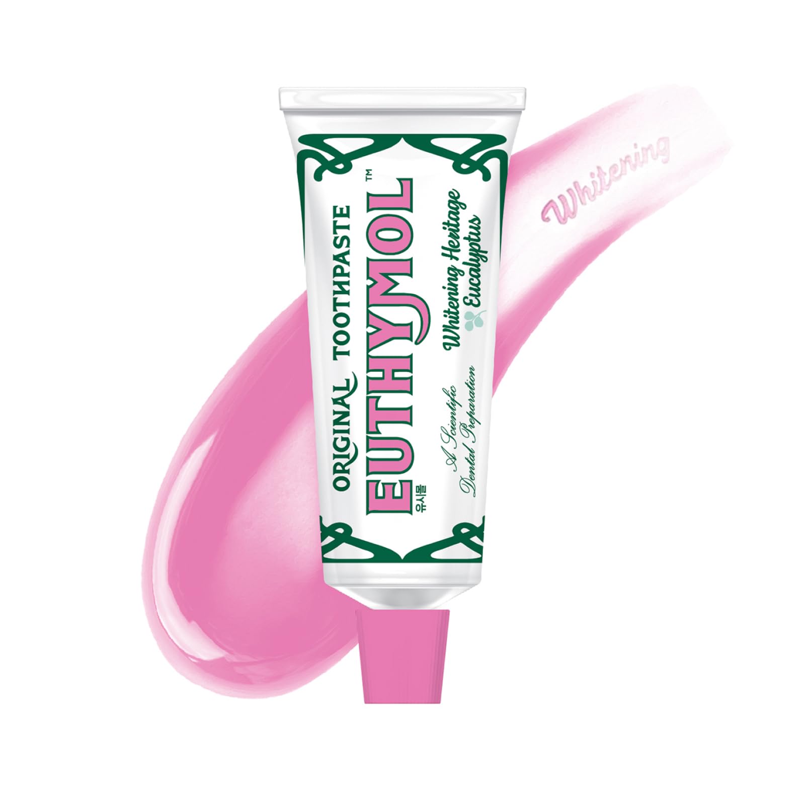 EUTHYMOL Whitening Toothpaste, Stain Removal in 2 Weeks | 3.7 fl - Product Imagery