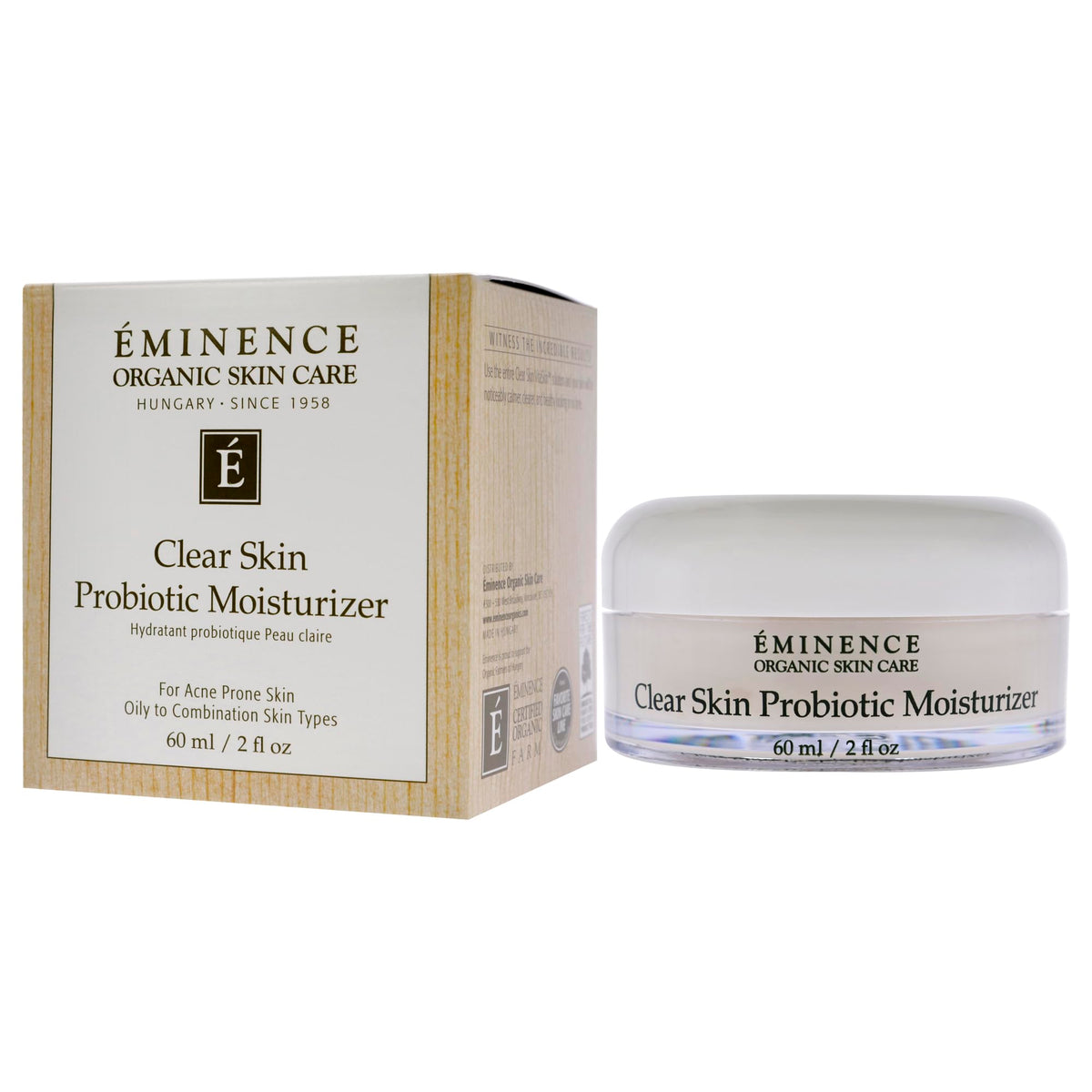 Eminence Clear Skin Probiotic Moisturizer 2 Fl Oz - Eminence Official Imagery - 5