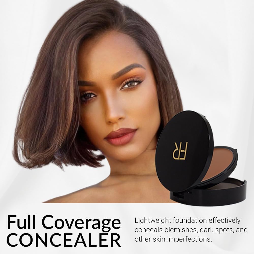Cream To Powder Foundation by Flori Roberts, Full Coverage – packaging and label