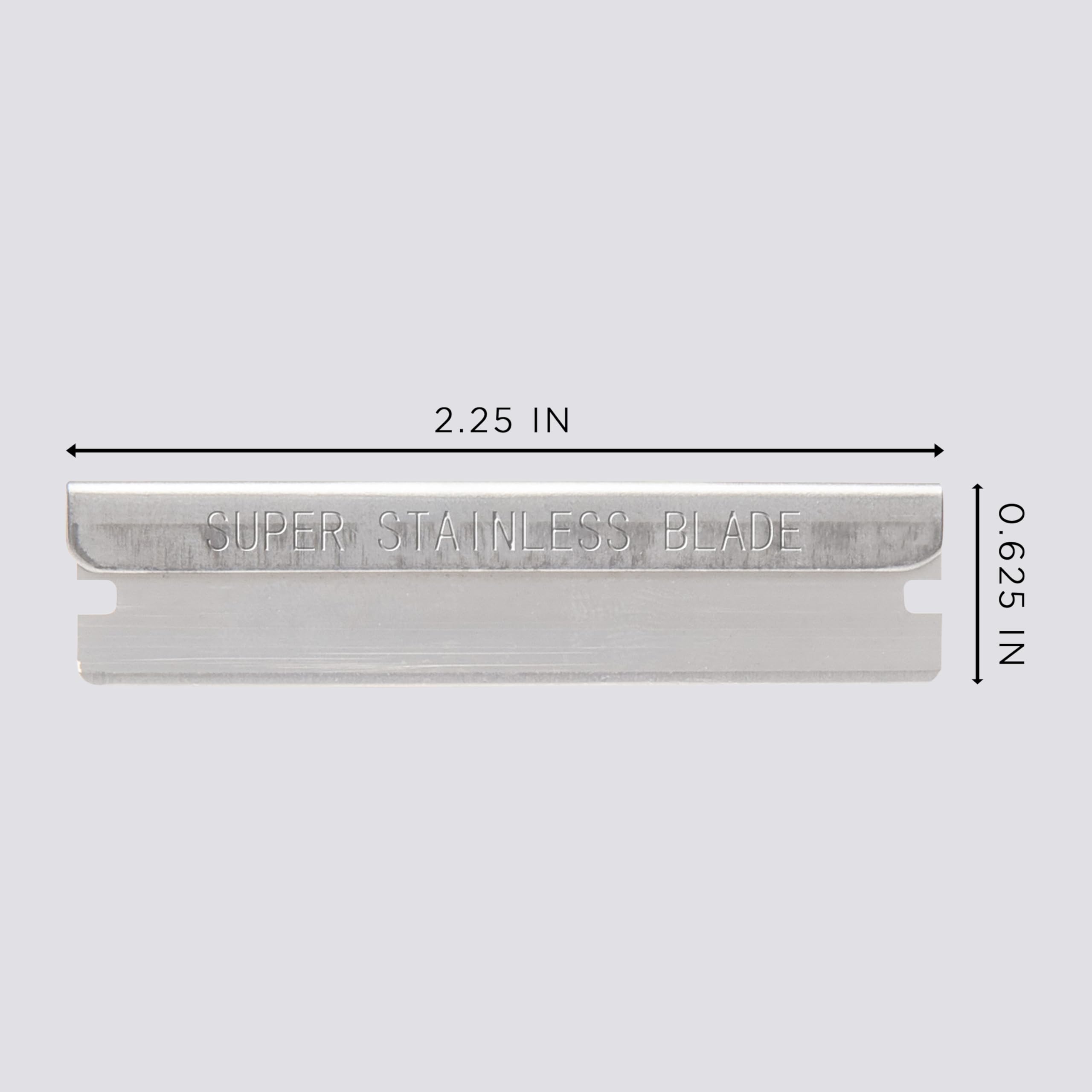 Diane Hair Shaper Razor Blades, Polymer Coated Stainless Steel Material, Precise Shaping, Trimming, and Cutting, Razor Refills for Barber, Straight Edge Razor Blade, 60-Pack