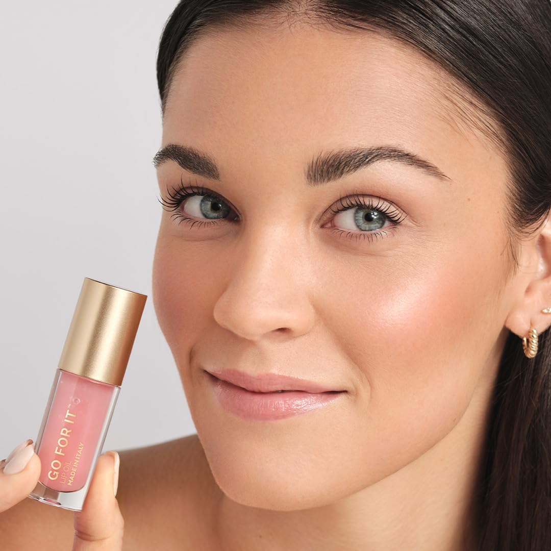 Athletic Cosmetic Go For It Lip Oil, High Shine, Hydrating & Non-Sticky – packaging and label