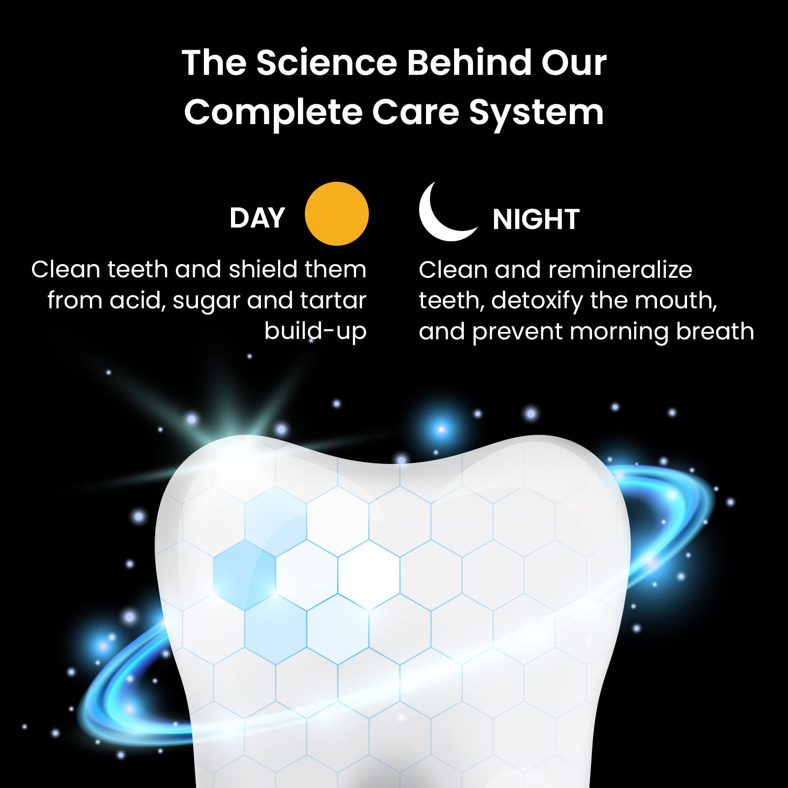 AquaSonic Complete Care Toothpaste in a tube, featuring fluoride-free natural formula for whitening, protecting, and cleaning teeth.