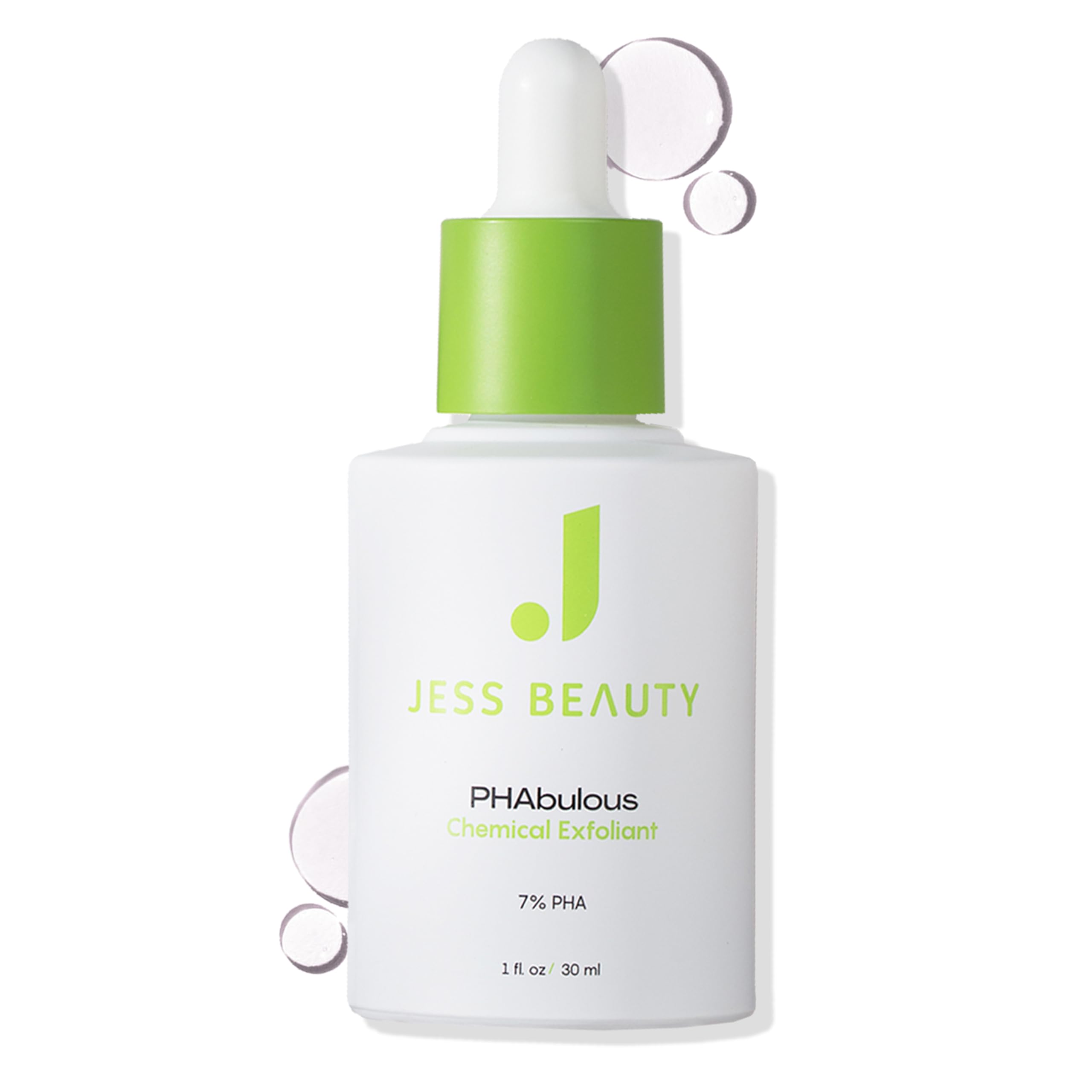 JESS BEAUTY | PHAbulous Exfoliating Serum | Gentle PHA Exfoliant - Product Imagery