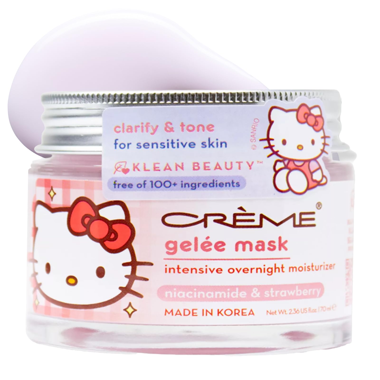 The Crème Shop Hello Kitty Klean Beauty™ Gelée Mask - Product Imagery