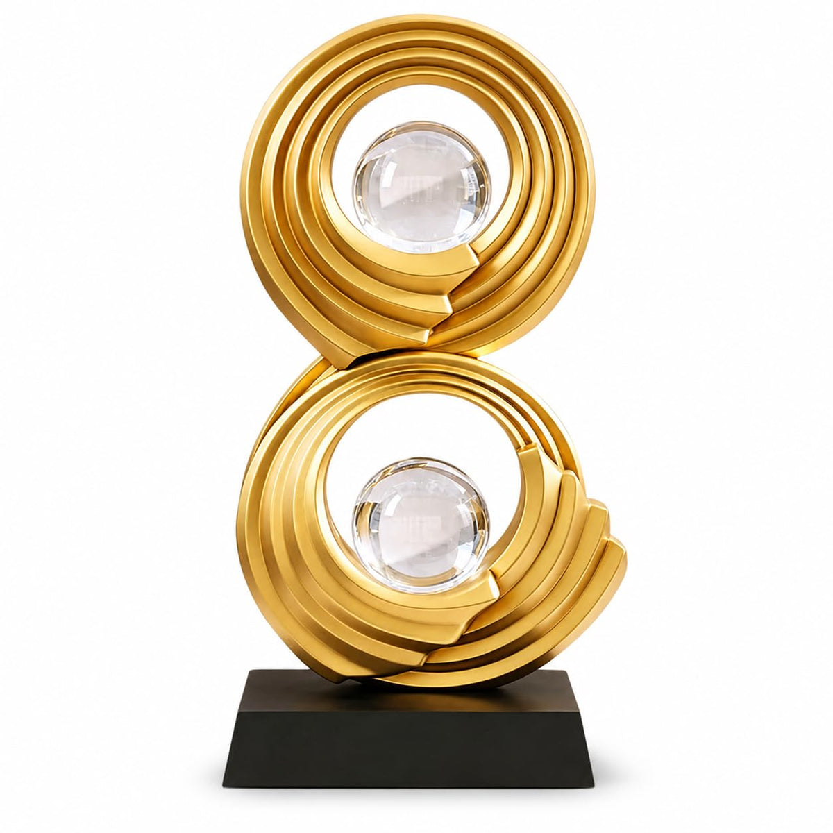 AWNR Modern Gold Statue Decorations Home Living Room Console Table Decor – Gold