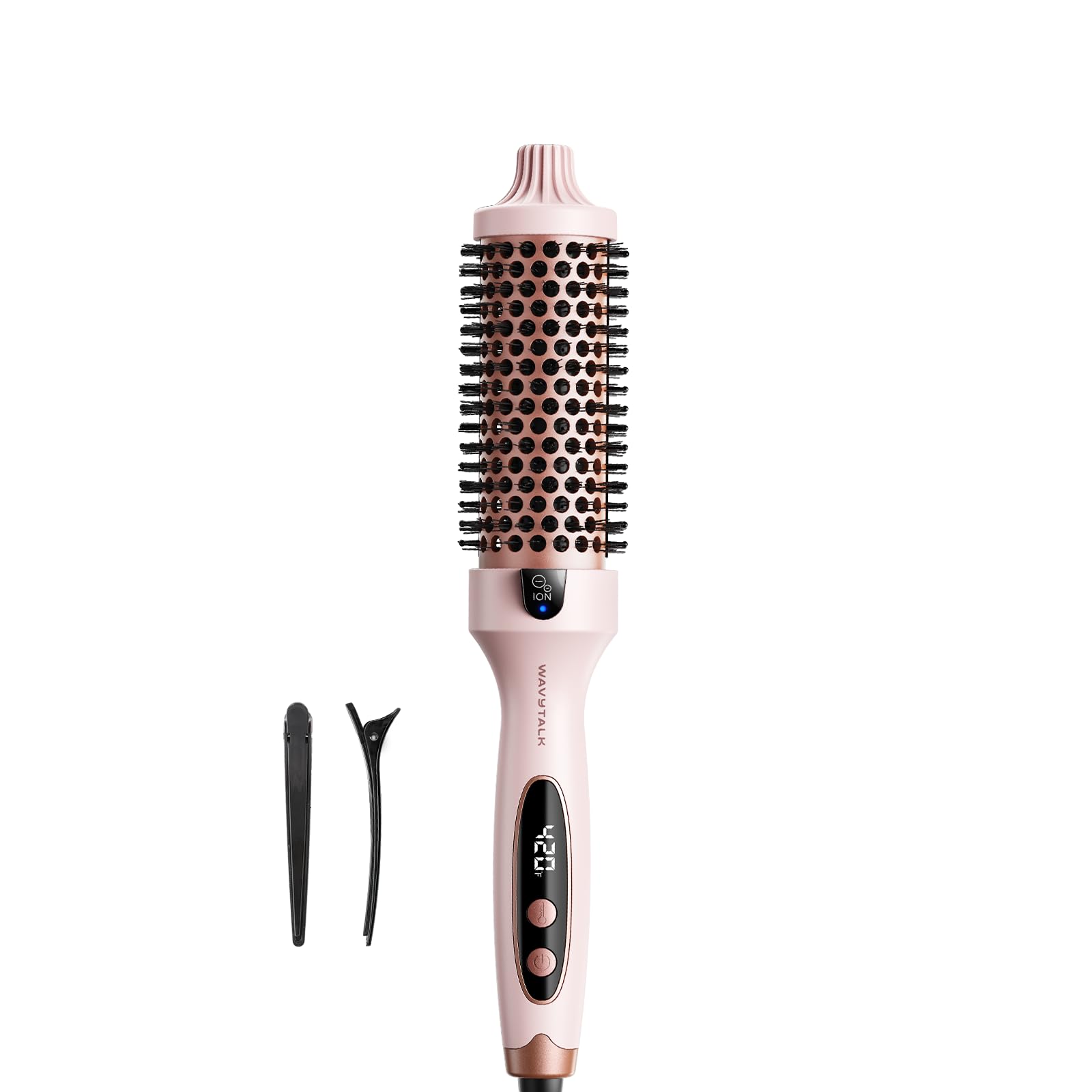Wavytalk Thermal Brush Blowout Boost 1.5″ Heat Round Brush for Blowout Look