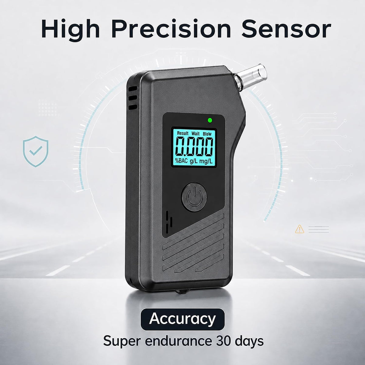 Breathalyzer Portable Breathalyzers for Alcohol with 10 - Cyrixteli Official Imagery - 3