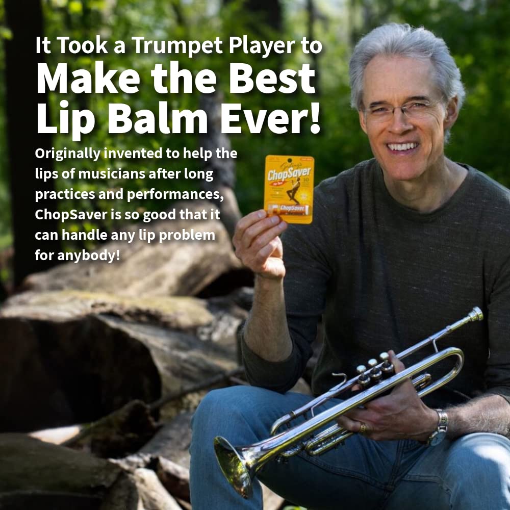 Goslings Original ChopSaver SPF 15 Lip Care, All Natural Lip Balm with SPF, Chapstick for Musicians and More, Effective 