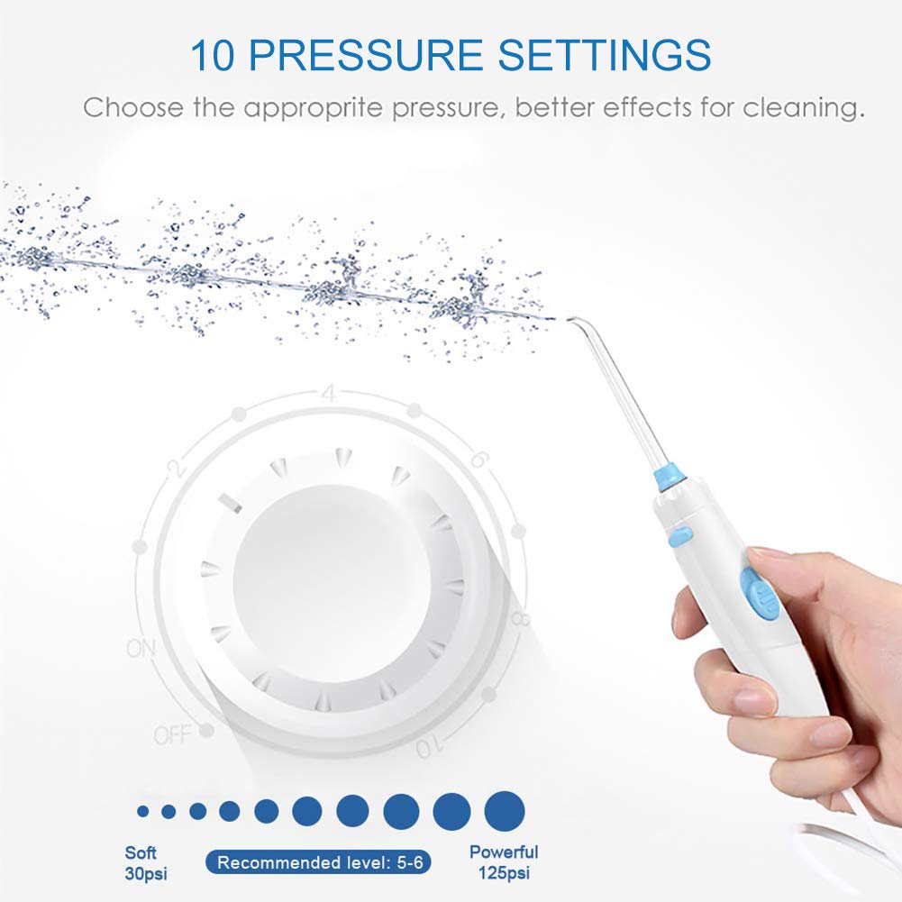 TUREWELL Water Dental Flossing Oral Irrigator for Teeth/Braces – full view