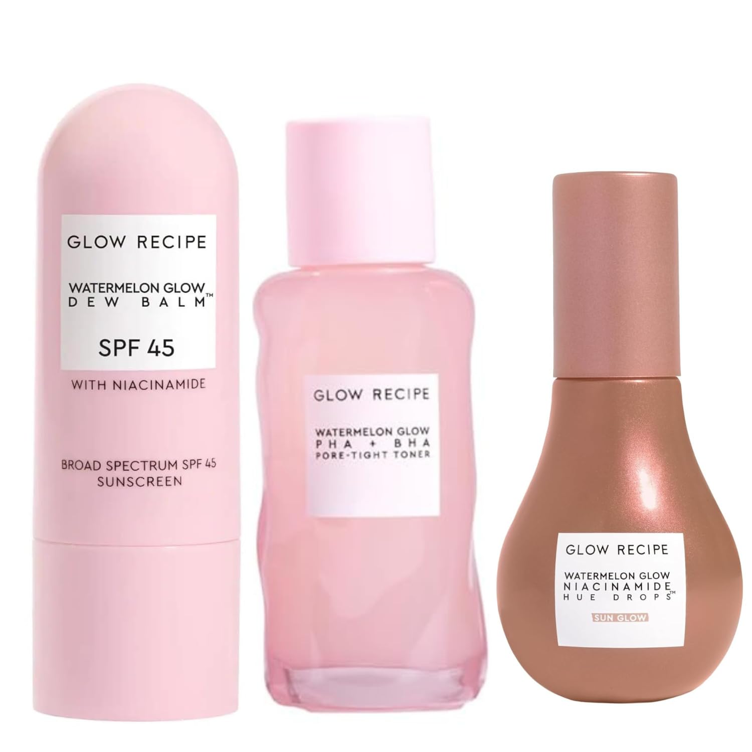 Glow Recipe SPF Dew Balm Sunscreen Stick (0.58 oz) + PHA + BHA - Product Imagery