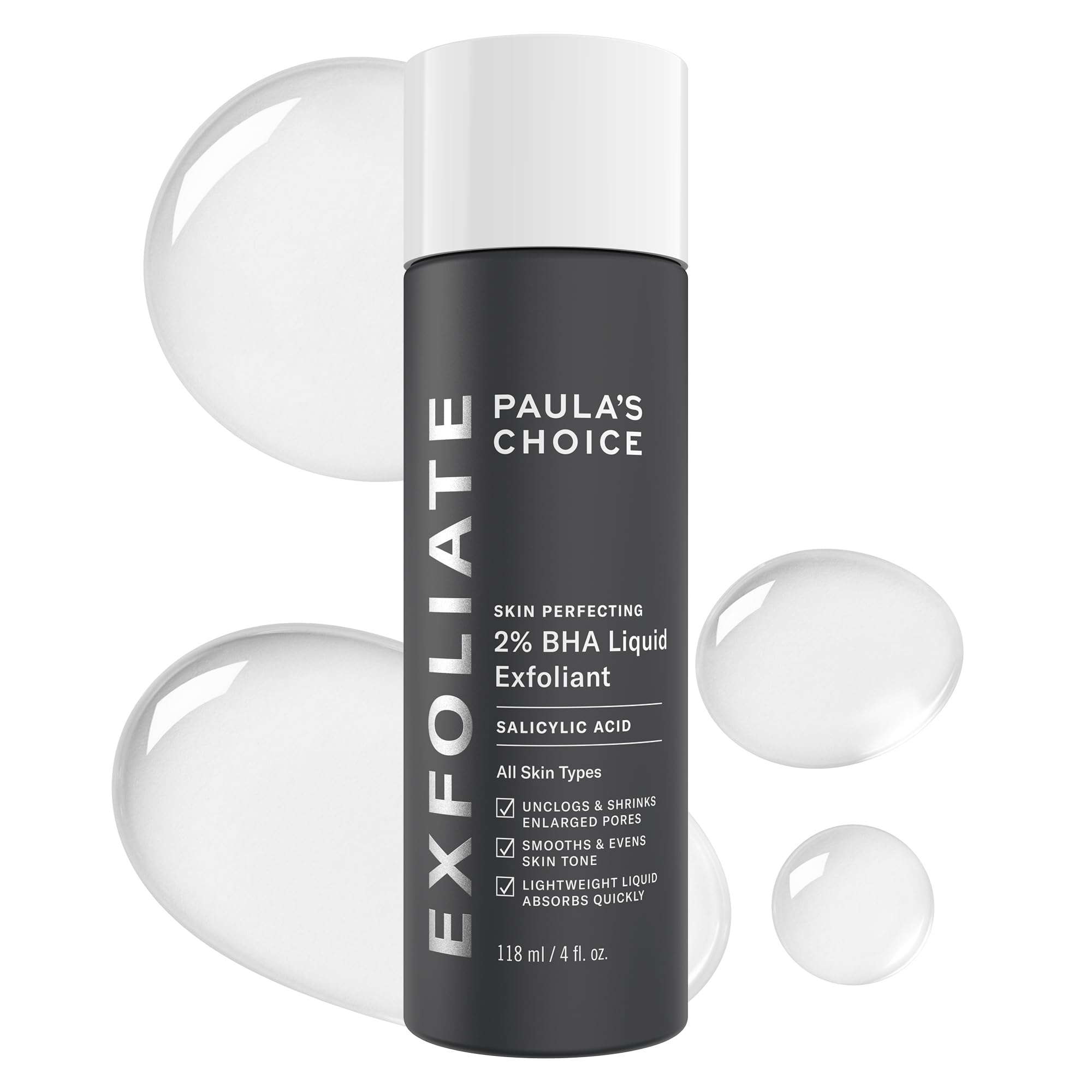 Paula's Choice SKIN PERFECTING 2% BHA Liquid Exfoliant - Product Imagery