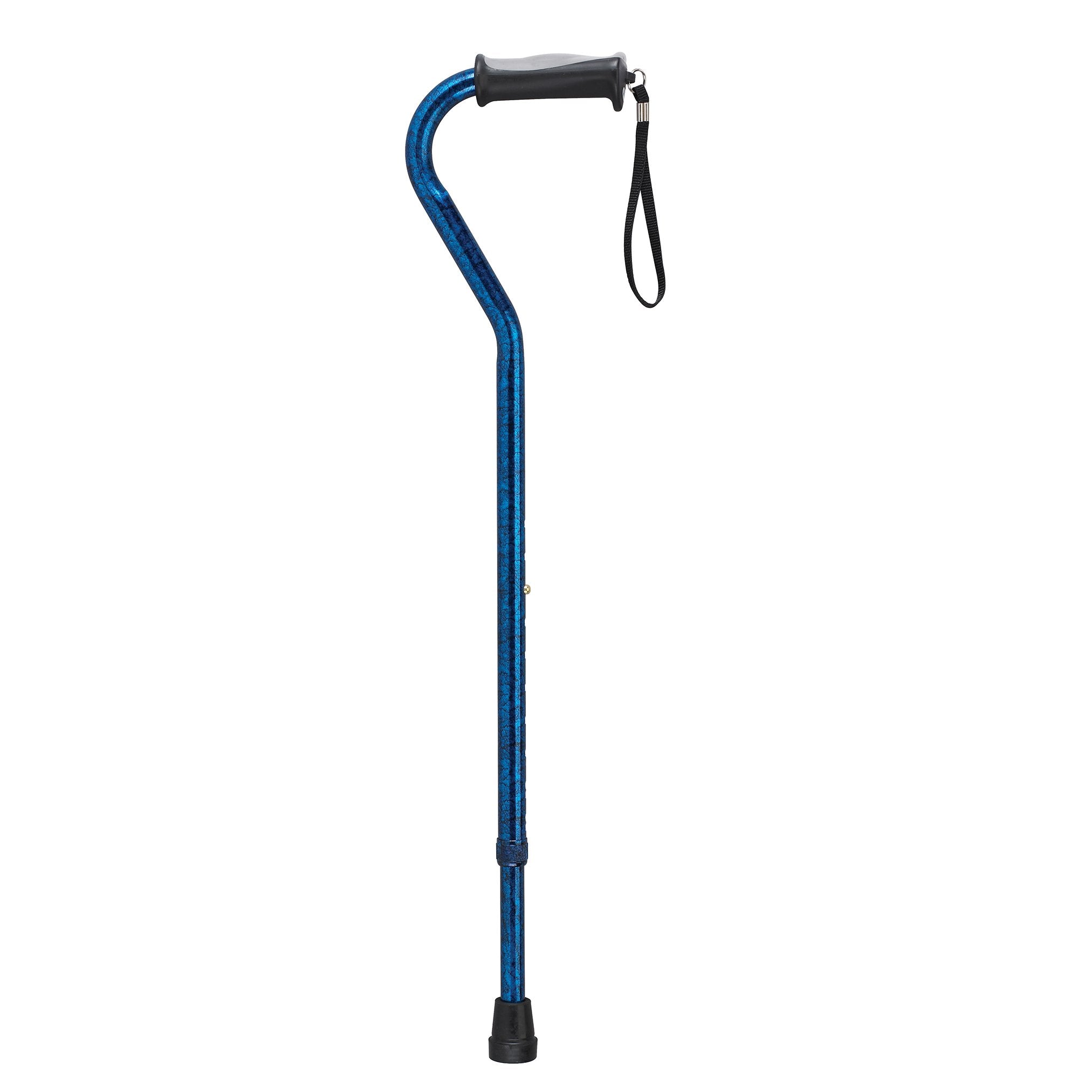 Adjustable Height Offset Handle Cane - Product Imagery