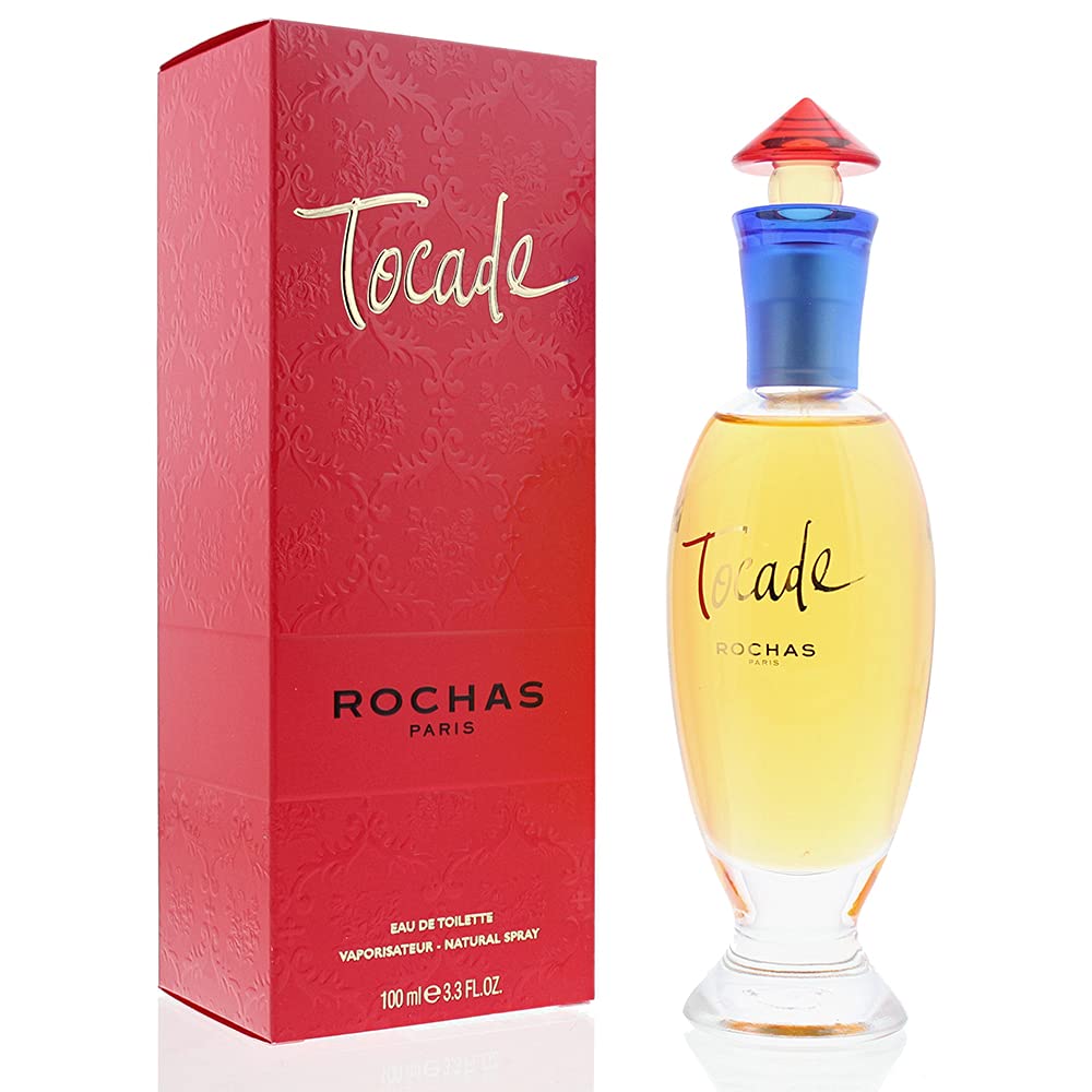 Rochas Tocade Eau de Toilette, 3.3 Fl Oz – back view and specifications