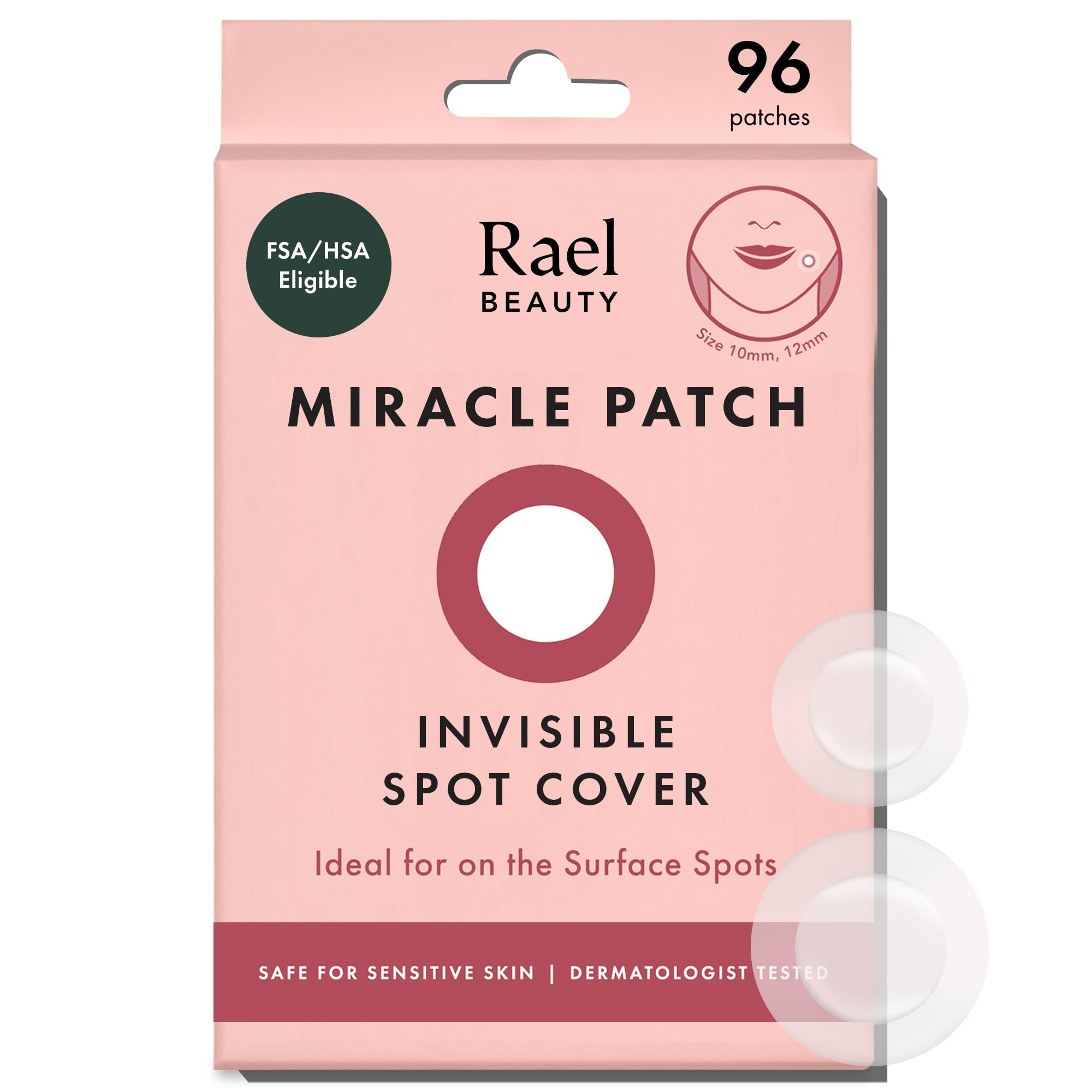 Rael Miracle Invisible Spot Cover Hydrocolloid Acne Pimple - Product Imagery