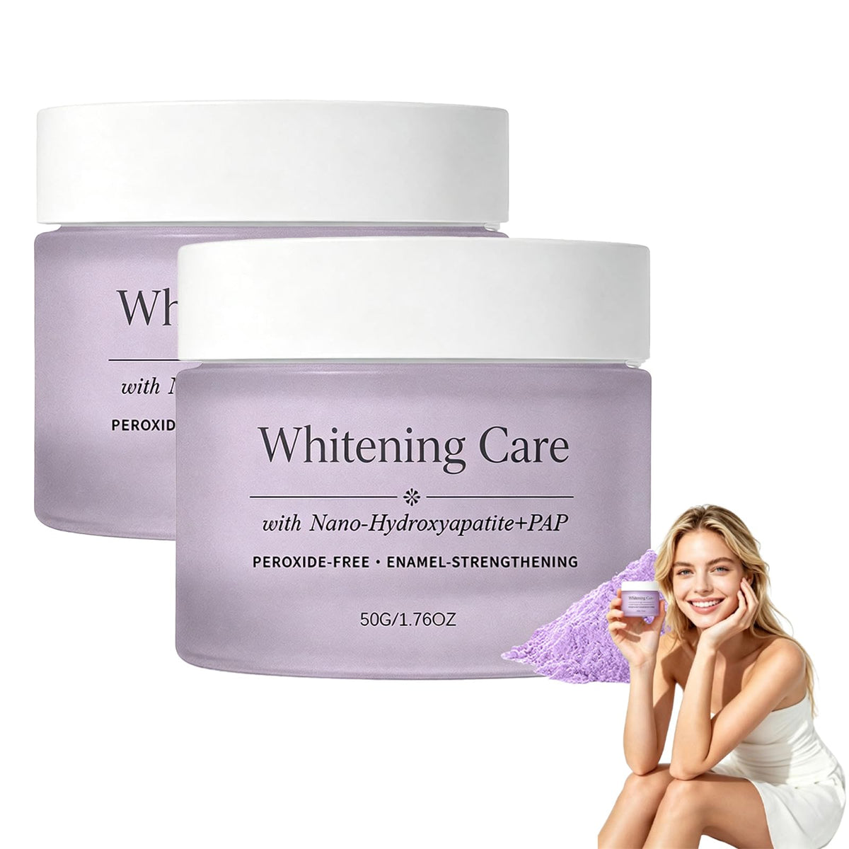 2026 New Teeth Whitening Powder for Gentle Daily Oral Care - GosBio Official Imagery - 1