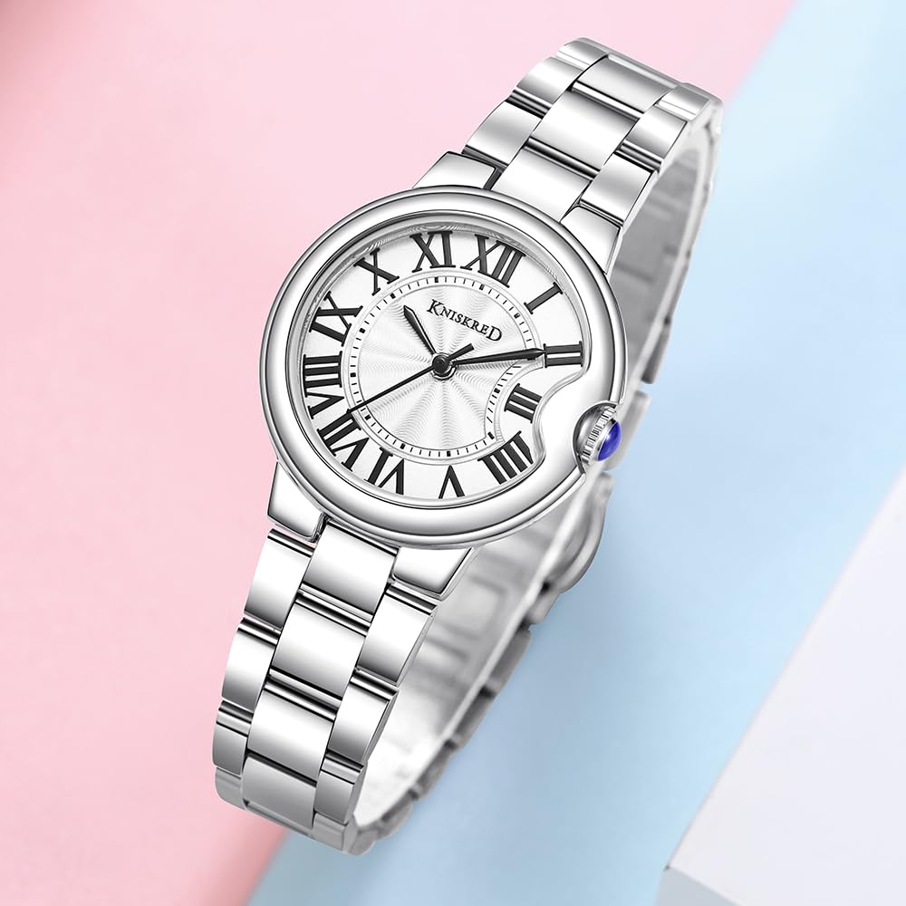 KNISKRED Classic Vintage Watch for Women Roman Numerals – product photo (Wrist Watches)