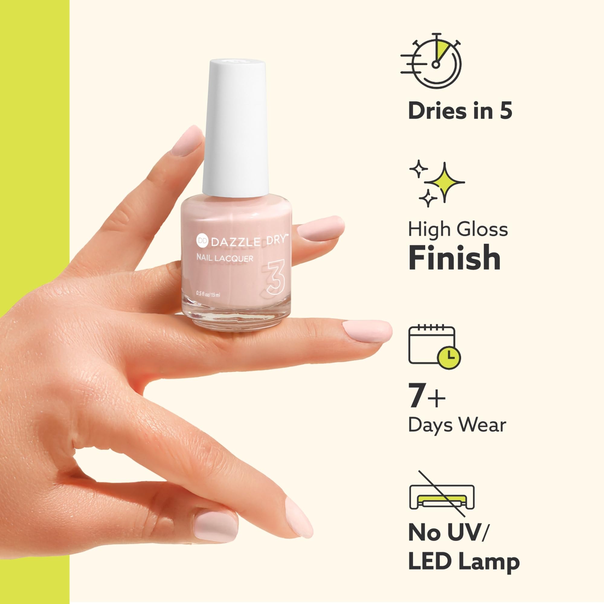 Dazzle Dry Nail Lacquer, Step 3 – Mind Your Mani (0.5 fl oz)