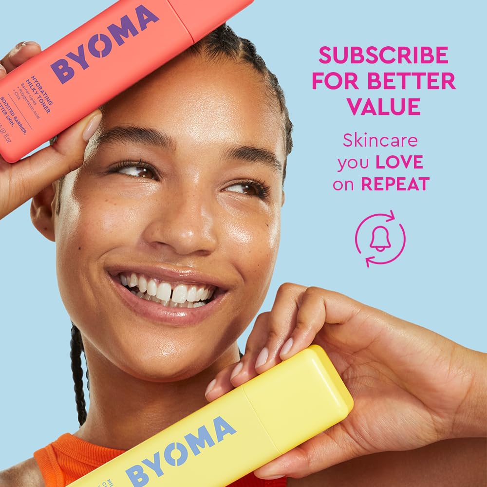 BYOMA Hydrating Body Wash in a clear bottle with a white label, showing the skin-cleaning agent for gentle, moisturizing cleansing.