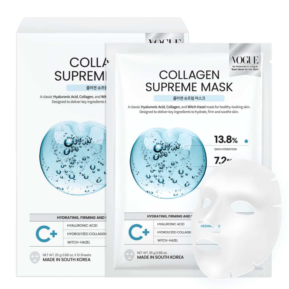 #OOTD Collagen Supreme Mask, Korean Hyaluronic Acid Face - Product Imagery